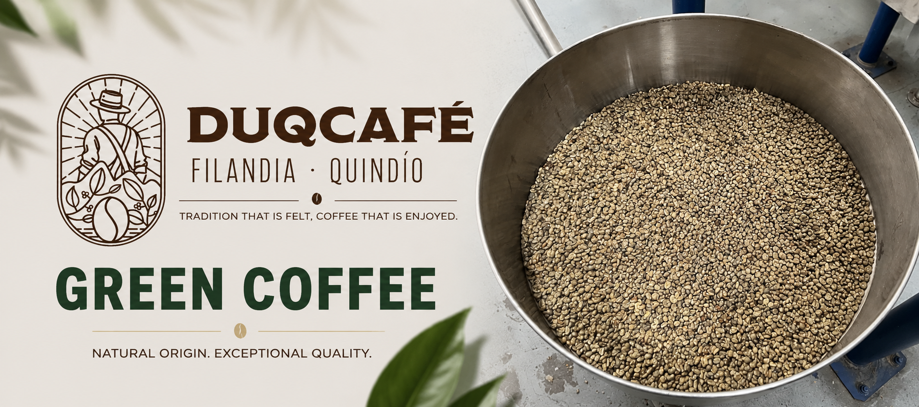 DUQCAFE - GREEN COFFEE BAG